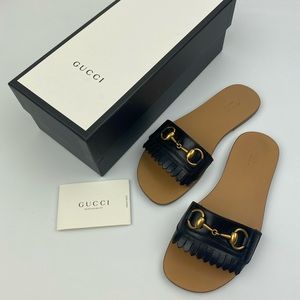 Gucci horsebit slides